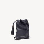 Soho Crossbody Pouch in Classic Navy Milled Pebble from Aspinal of London