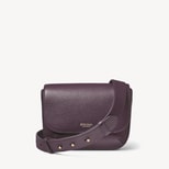 Ella Crossbody in Fig Pebble from Aspinal of London