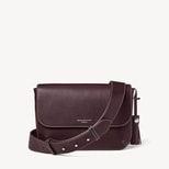 Ella Grande Crossbody in Wine Milled Pebble from Aspinal of London