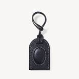 Hudson Perso Charm in Classic Navy Milled Pebble from Aspinal of London