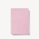 2027 A5 Day to Page Diary in Deep Shine Powder Lilac Small Croc from Aspinal of London