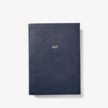 2027 A5 Week to View Diary in Navy Pebble from Aspinal of London