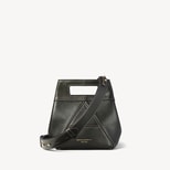 Small Harper Bag in Khaki Pebble from Aspinal of London