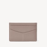 Hudson Slim Credit Card Holder in Moleskin Milled Pebble from Aspinal of London