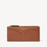 Large Hudson Wallet in Tan Milled Pebble from Aspinal of London