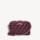 Alice in Garnet Large Quilted Nappa from Aspinal of London