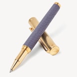 London Ballpoint Pen in Dusky Blue Pebble from Aspinal of London