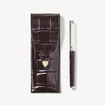 Pen Set Collection in Amazon Brown Croc from Aspinal of London