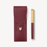 Pen Set Collection in Garnet Pebble from Aspinal of London