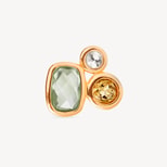 Multi Gemstone Stud Earrings in Multi Gemstones & 18ct Gold Vermeil from Aspinal of London
