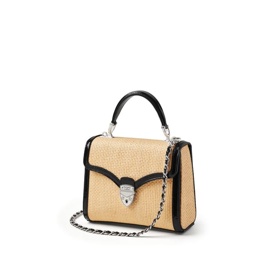 паachan品 Aspinal x Patrick McDowell Natural Raffia Midi Mayfair®