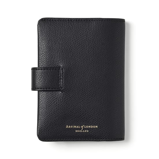 その他 perfect10Liners Secret card FORCEBOOK Duo Passport Cover in Black Soft Saffiano | Aspinal of London