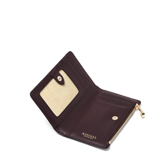 Mayfair® Coin & Card Wallet in Amazon Brown Croc | Aspinal