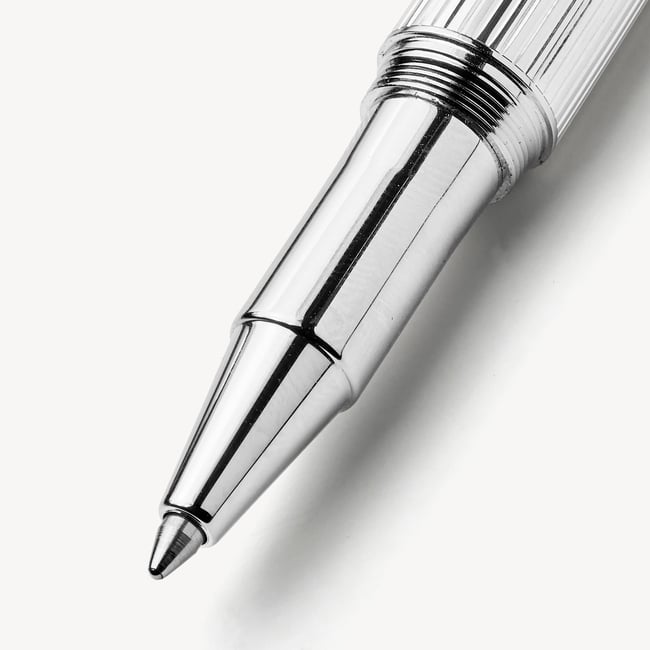Regent Ballpoint Pen in Sterlng Silver 925 | Aspinal of London