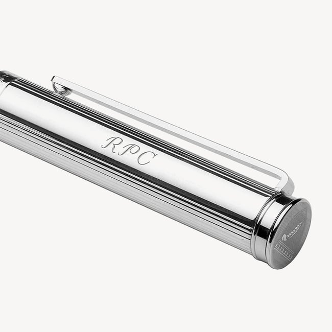 Regent Ballpoint Pen in Sterlng Silver 925 | Aspinal of London