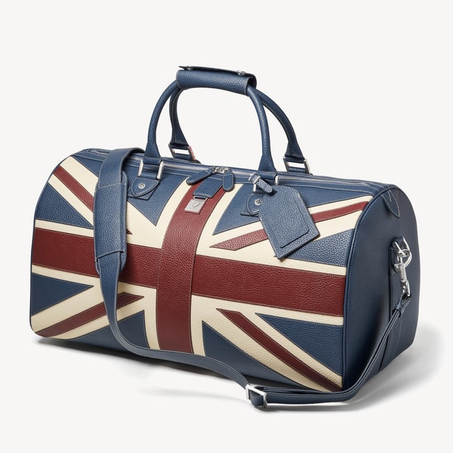 Brit Leather Duffle Travel Bag | Aspinal of London