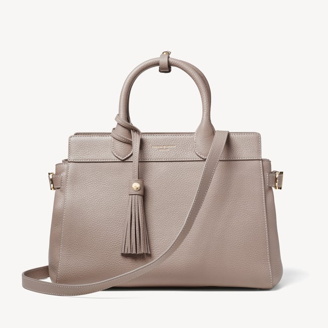 Savannah in Moleskin Milled Pebble | Aspinal of London