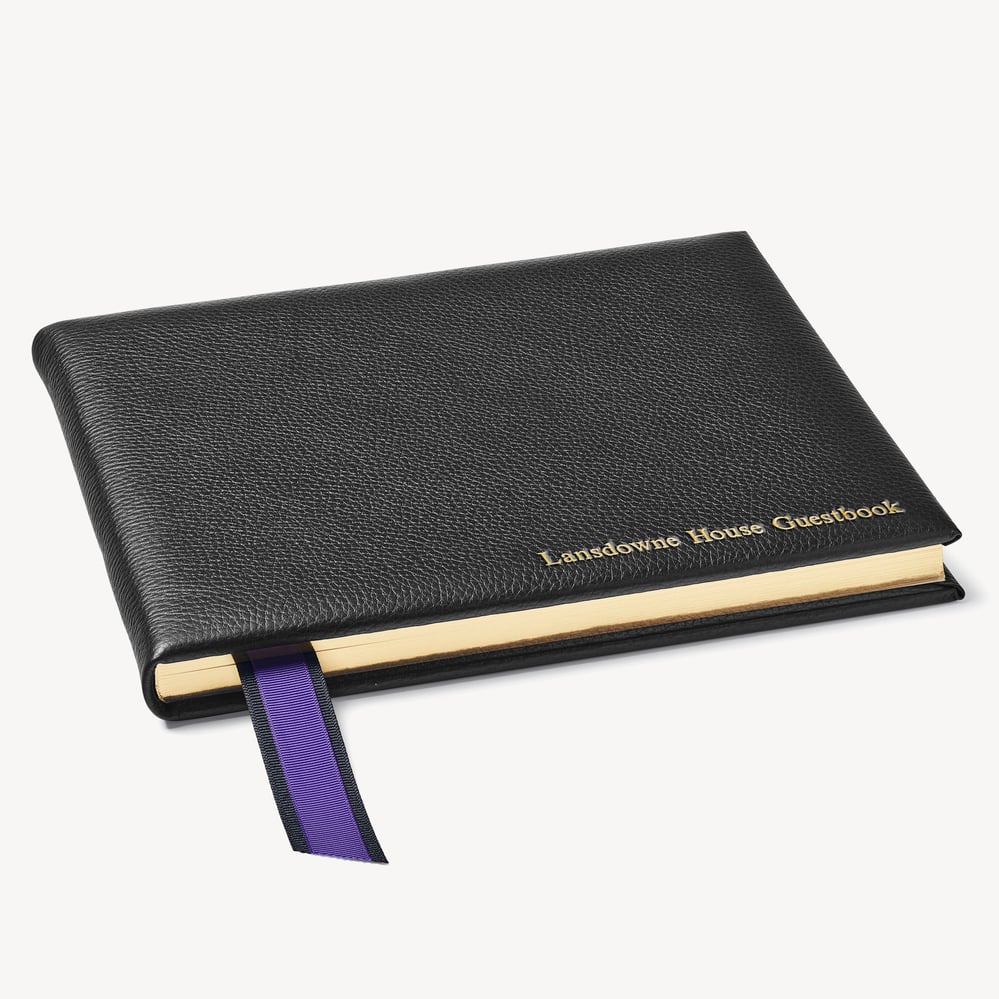 12-inch Leather Photo Album in Capri Blue Pebble | Aspinal