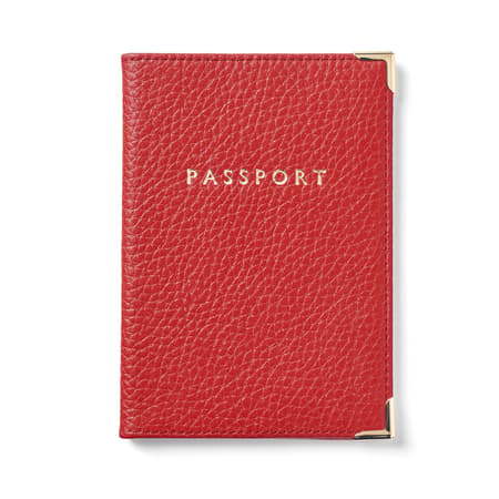 Let's Fly Red Passport Cover