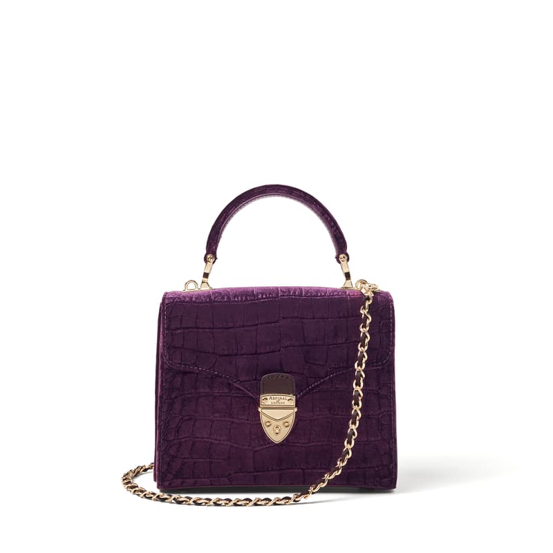 Aspinal Of London Midi Mayfair In Purple