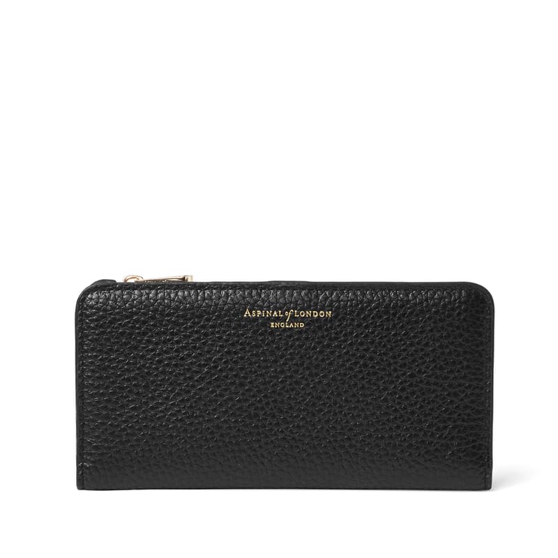 Aspinal Of London Mayfair Large Credit Card Wallet In Black
