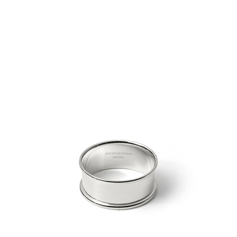 Aspinal Of London Napkin Ring In Metallic