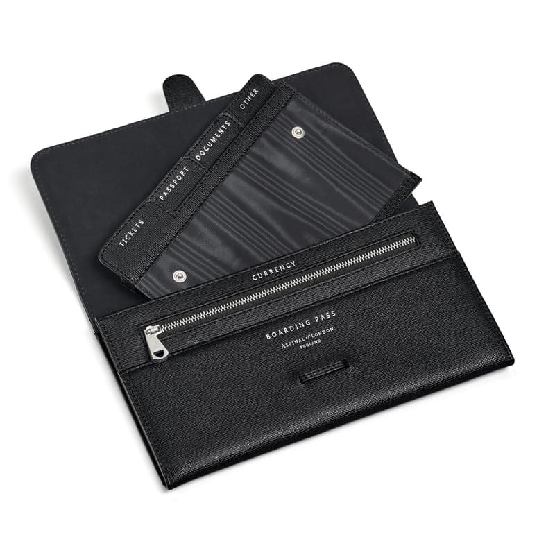 Aspinal Of London Travel Wallet In Brown
