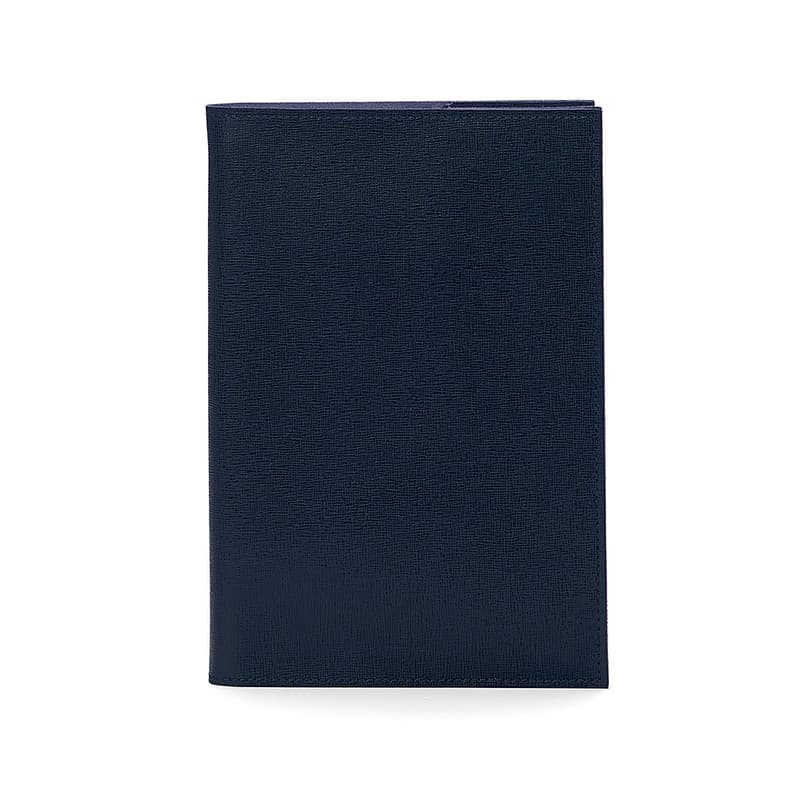 Aspinal Of London A5 Refillable Journal In Blue