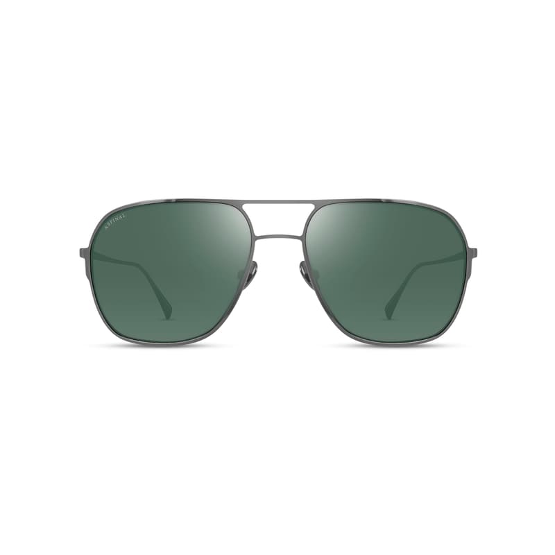 Aspinal of London Maranello Sunglasses in Gun Metal