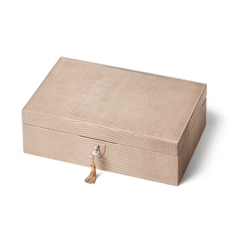Aspinal Of London Savoy Jewellery Box In Neutral