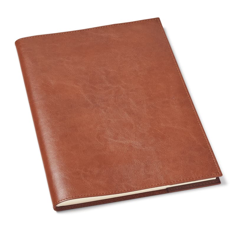 Aspinal of London Brown Rustic A4 Refillable Leather Journal Aspinal of London Brown Rustic A4 Refillable Leather Journal