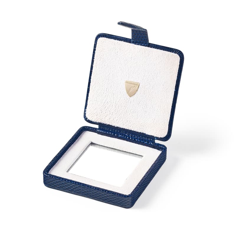 Aspinal Of London Compact Mirror In Blue
