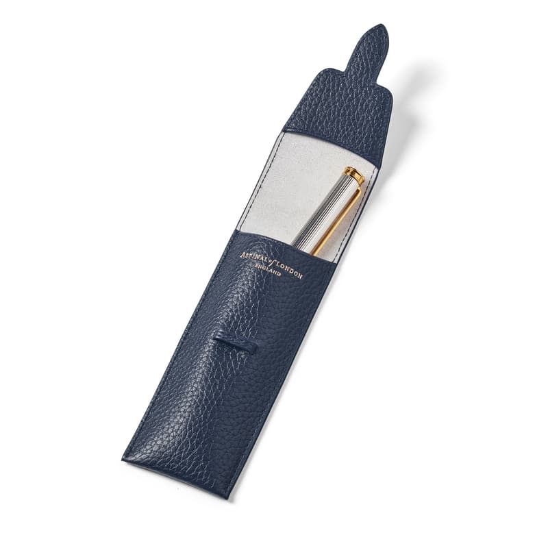 Aspinal Of London Pen Case In Gray