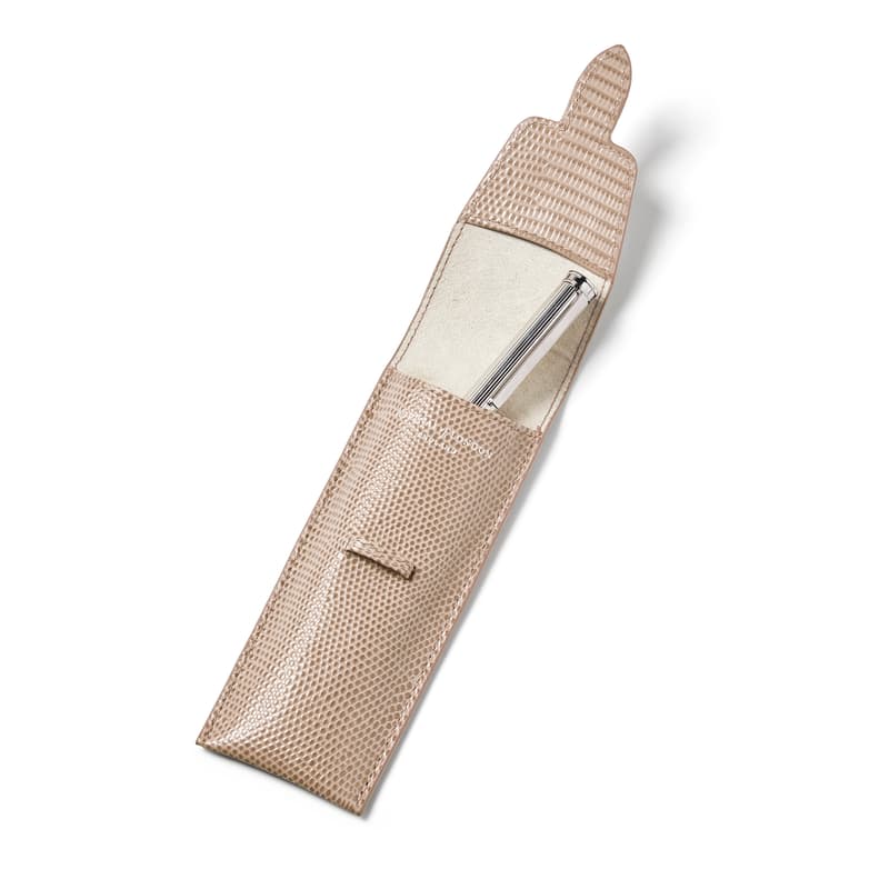 Aspinal Of London Pen Case In Brown