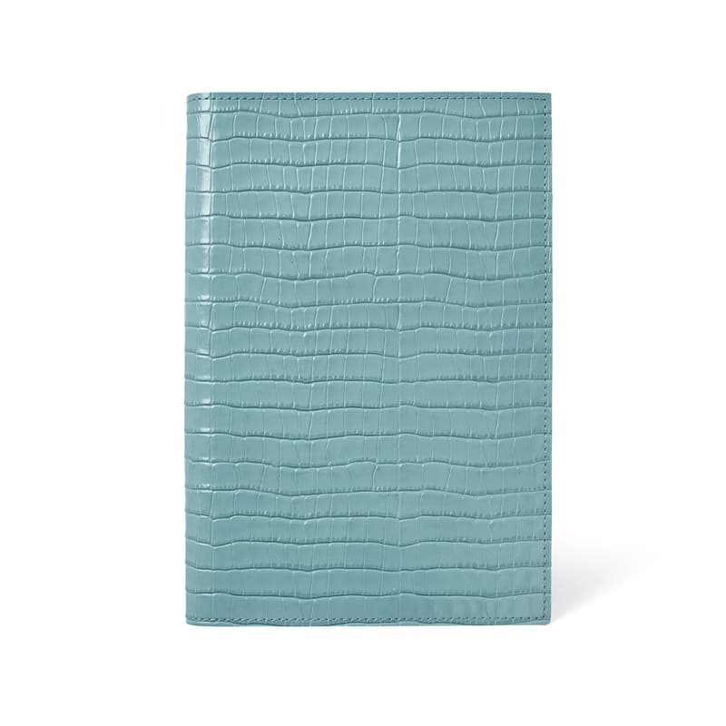 Aspinal Of London A5 Refillable Journal In Blue