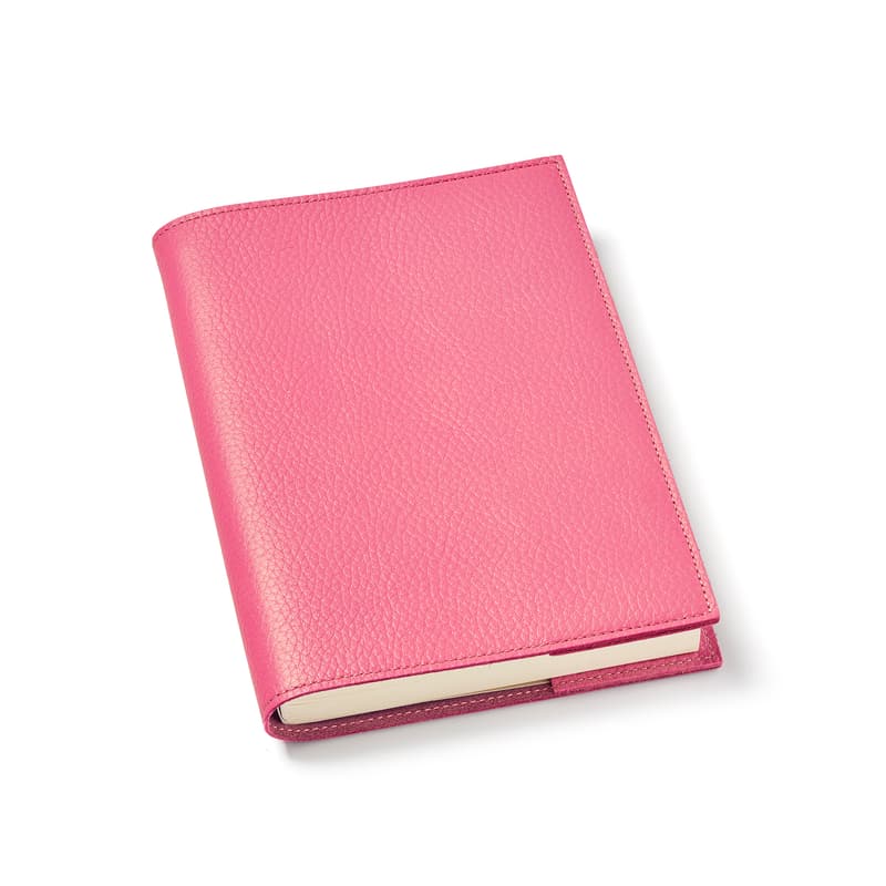 Aspinal Of London A5 Refillable Journal In Pink