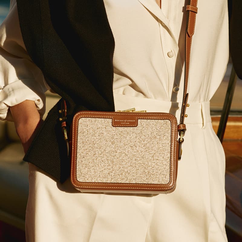 Aspinal Of London Camera Crossbody In Multi
