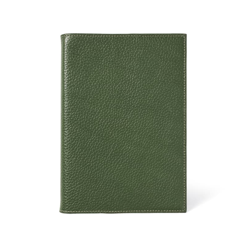 Aspinal Of London A5 Refillable Luxury Journal In Green