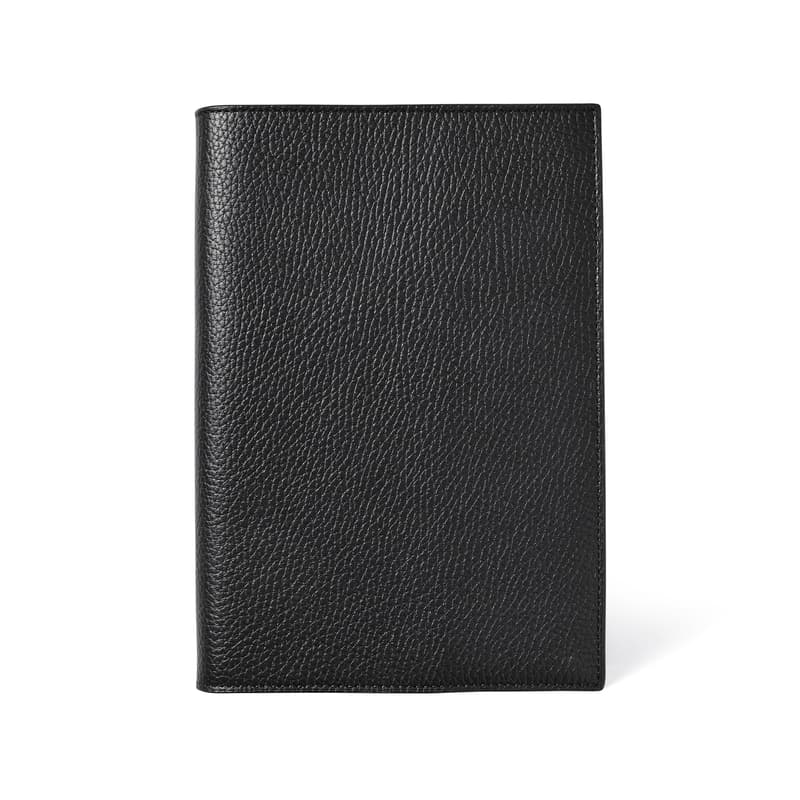 Aspinal Of London A5 Refillable Luxury Journal In Black