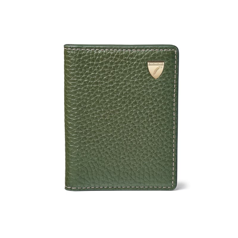 Aspinal Of London Id & Travel Card Case In Green