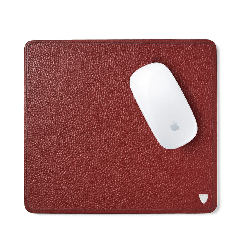 Aspinal of London Mouse Pad in Merlot Pebble