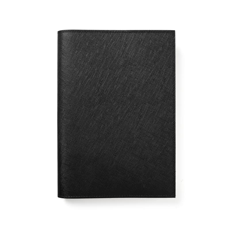 Aspinal Of London A5 Refillable Journal In Black