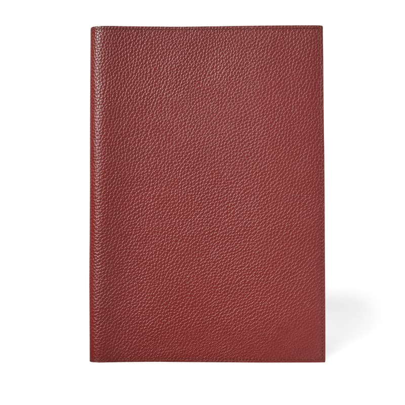 Aspinal Of London A4 Refillable Journal In Red