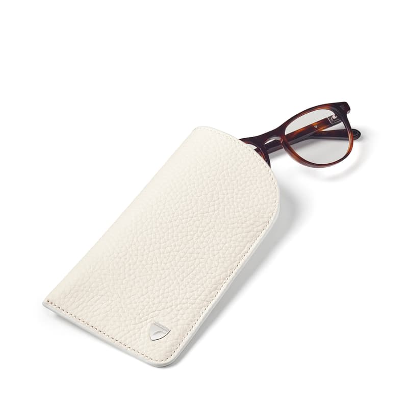 Aspinal Of London Glasses Case In White