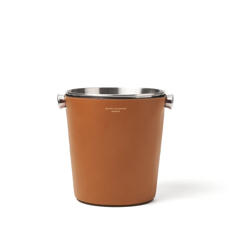 Aspinal Of London Wine Bucket In Brown