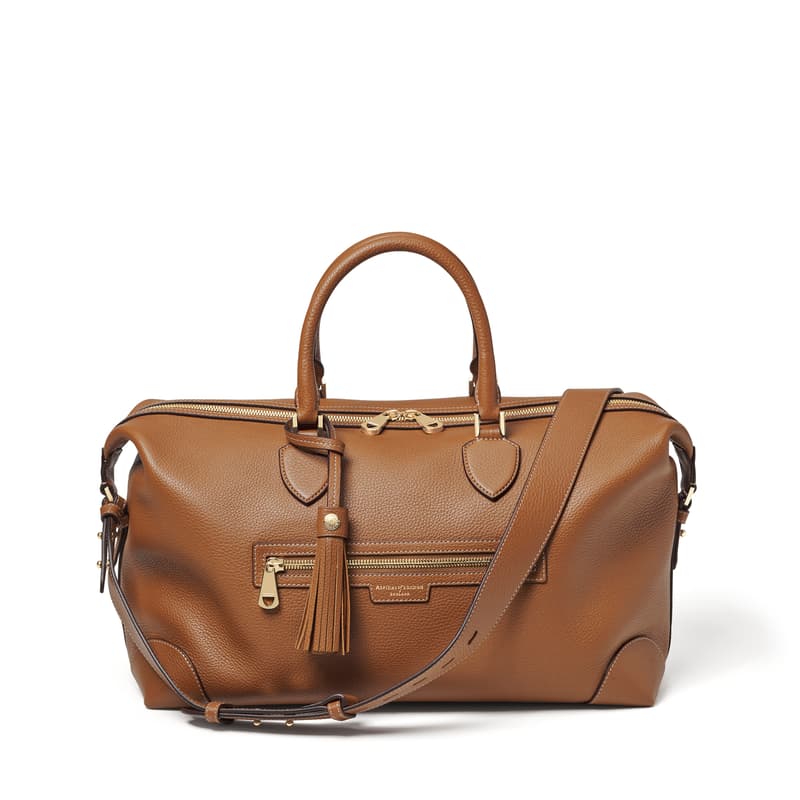 Aspinal Of London Hudson Flight Work Bag In Brown