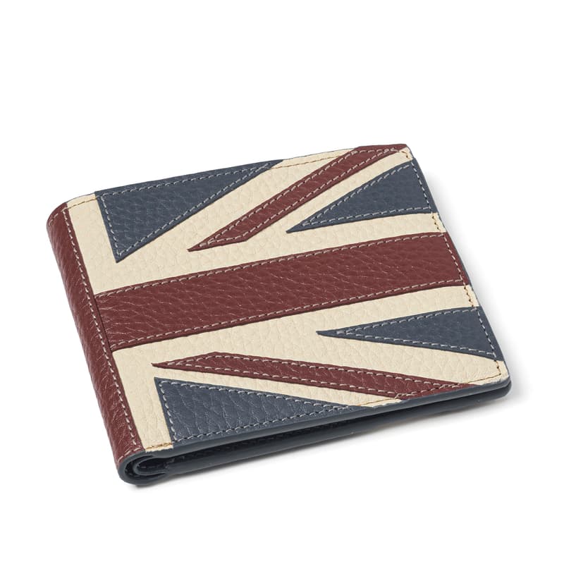 Aspinal Of London 8 Card Billfold Wallet In Multi