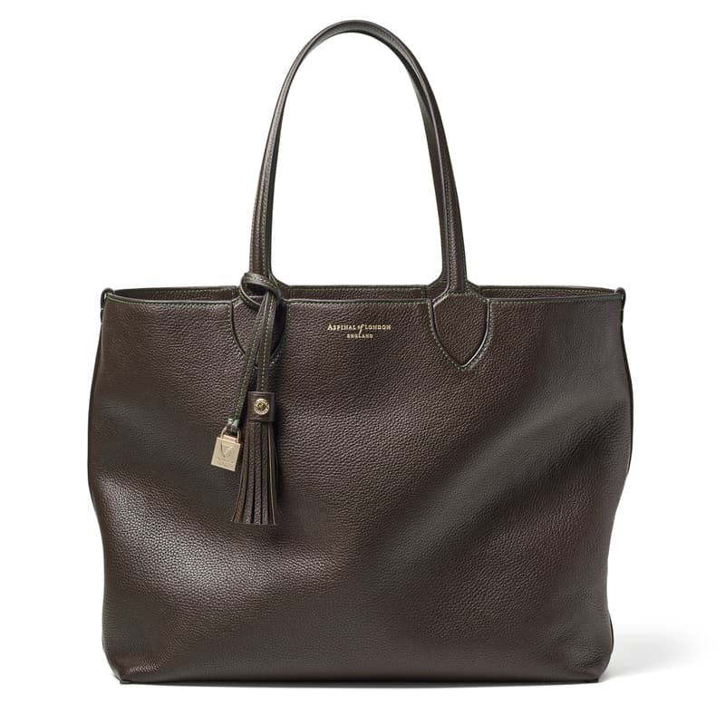 Aspinal Of London Hudson Tote In Brown