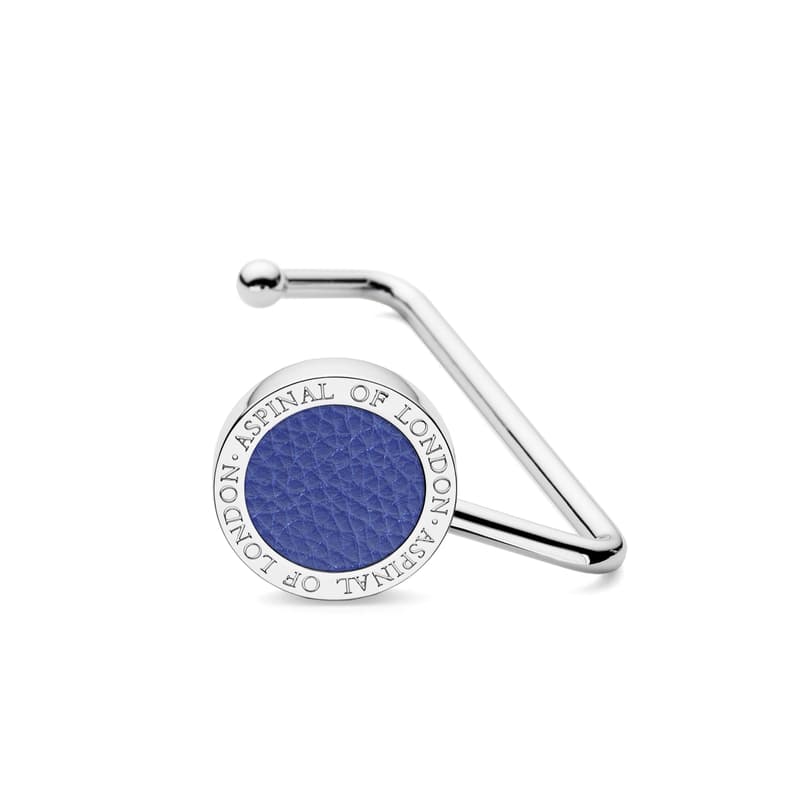 Aspinal of London Handbag Hook in Cobalt Blue Pebble