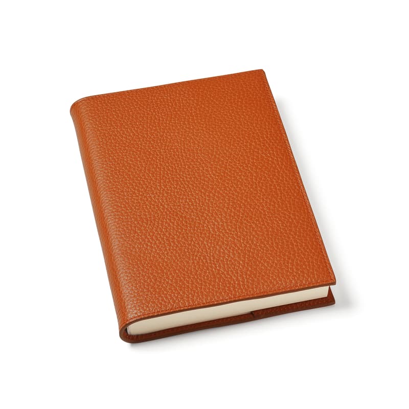 Aspinal Of London A5 Refillable Luxury Journal In Brown